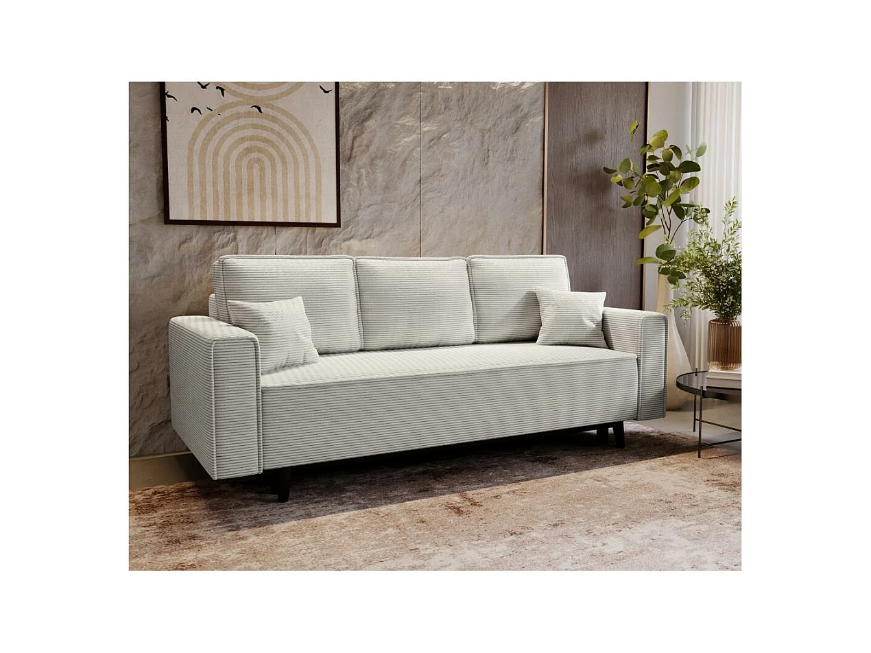 3-SITZER SOFA Monte mit Schlaffunktion beige