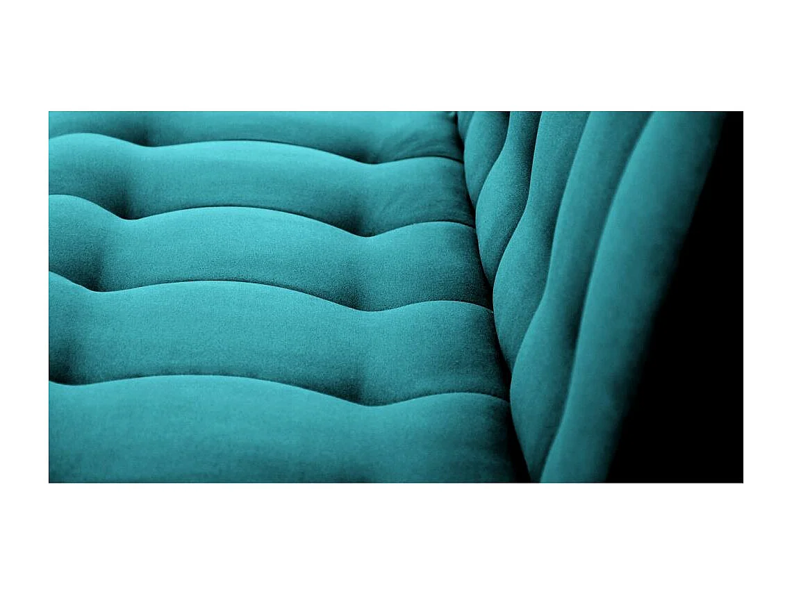 Canapé-lit 3 places Nancy Bis turquoise