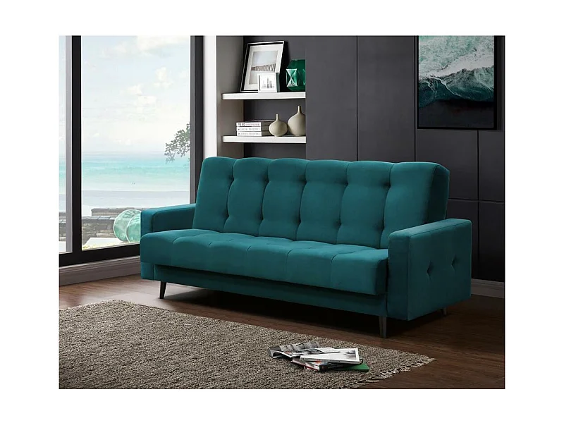 3-SITZER Schlafsofa Nancy Bis hellblau