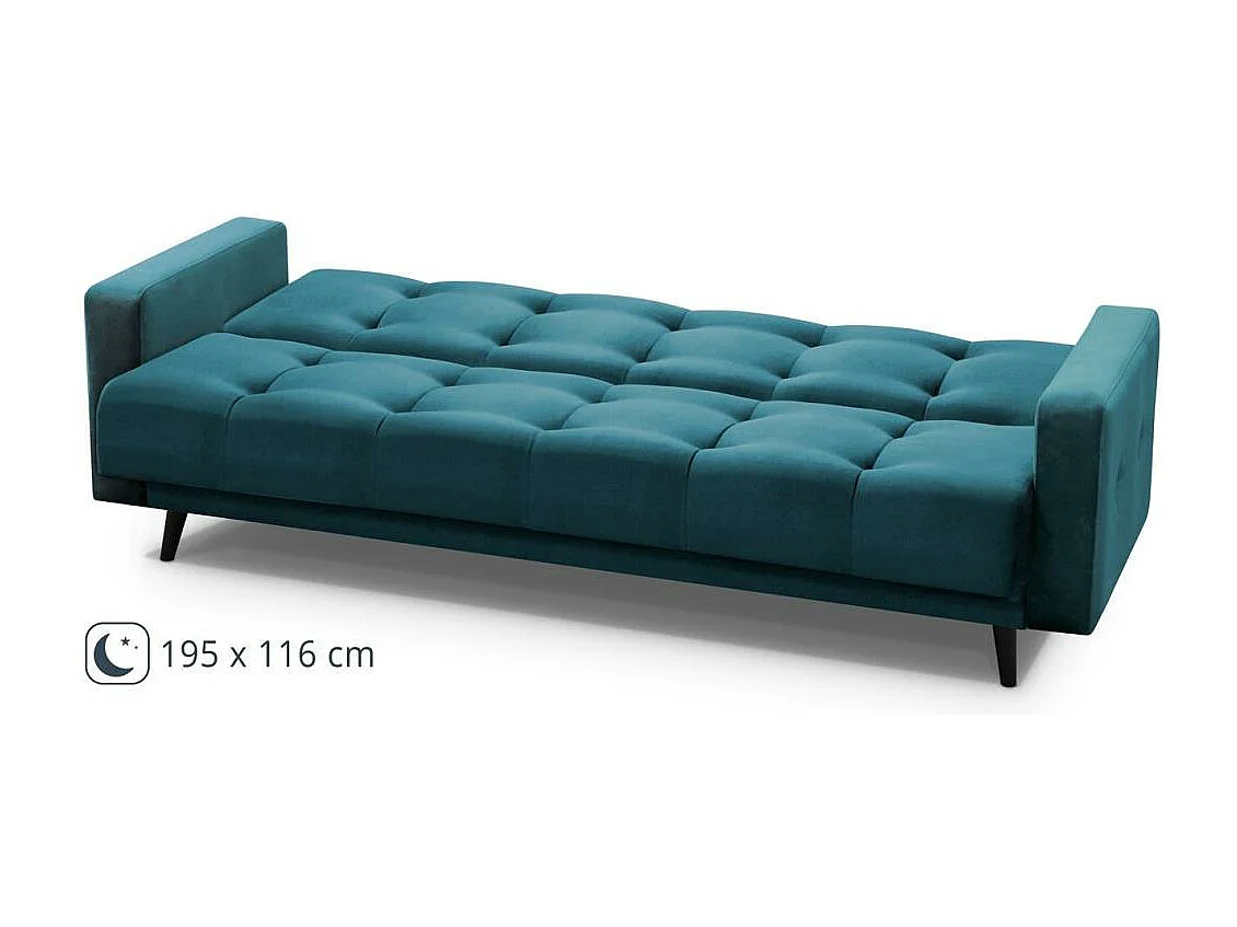 3-SITZER Schlafsofa Nancy Bis hellblau