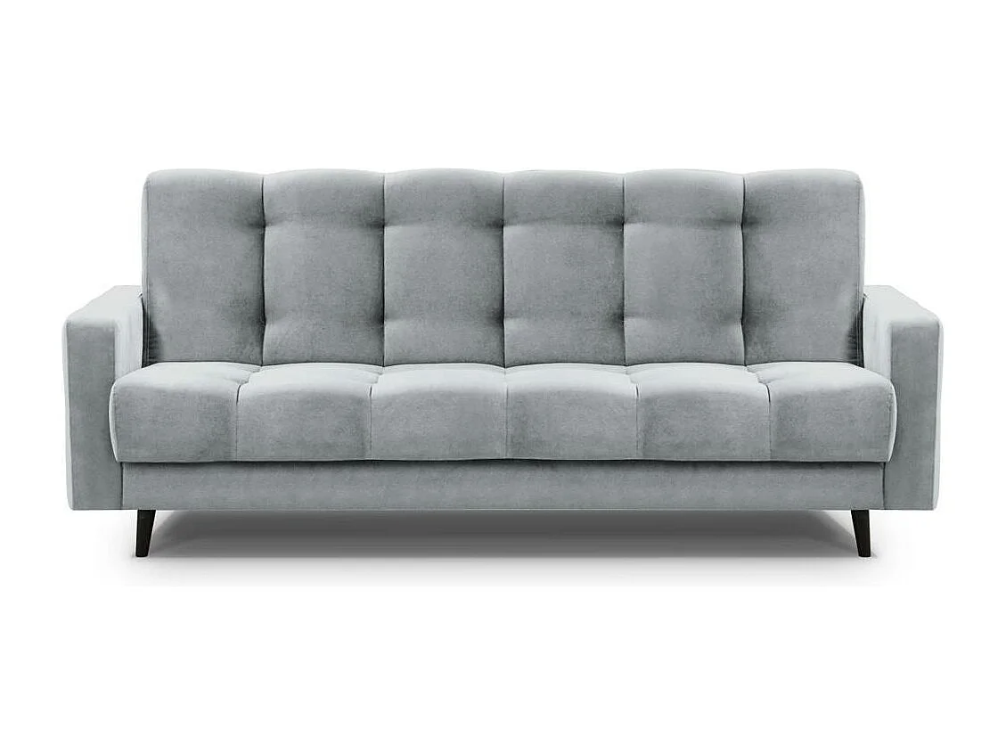 Canapé-lit 3 places Nancy Bis gris clair
