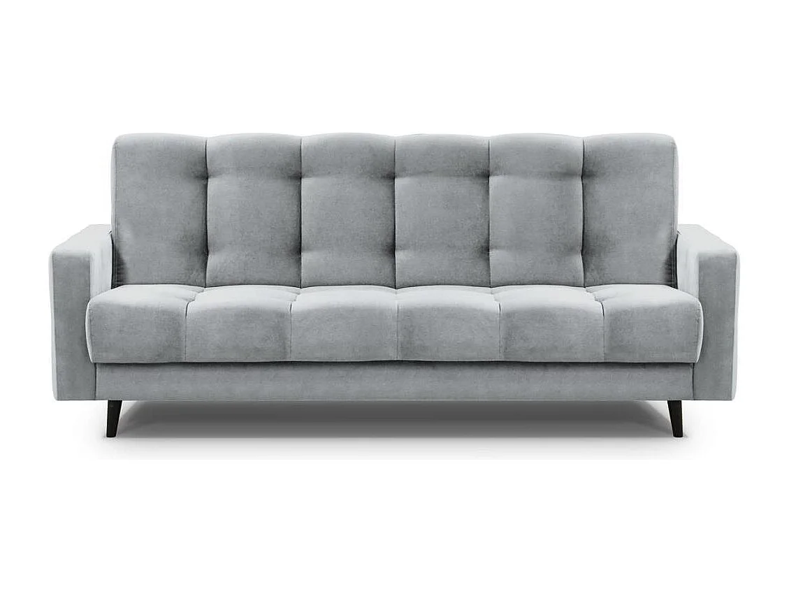 Canapé-lit 3 places Nancy Bis gris clair