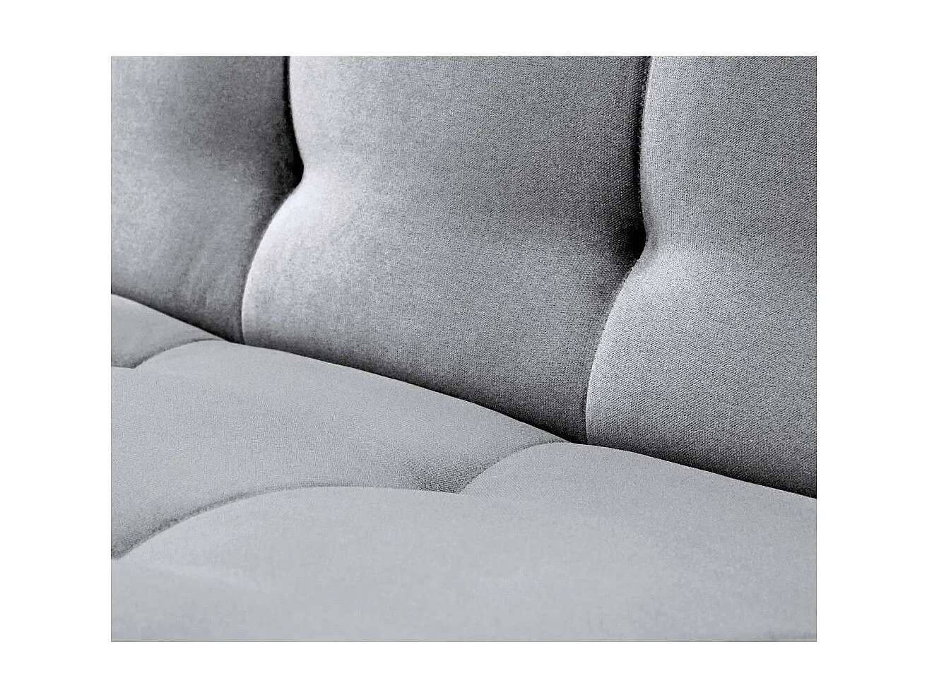 Canapé-lit 3 places Nancy Bis gris clair