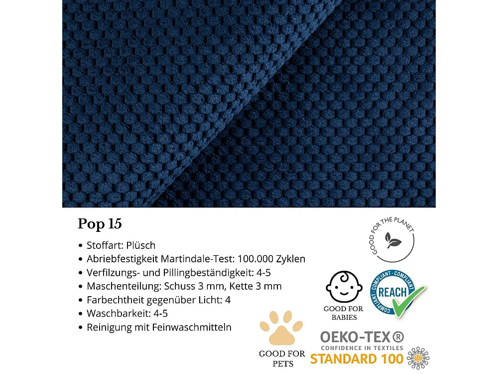 3-SITZER SCHLAFSOFA Cortez dunkelblau