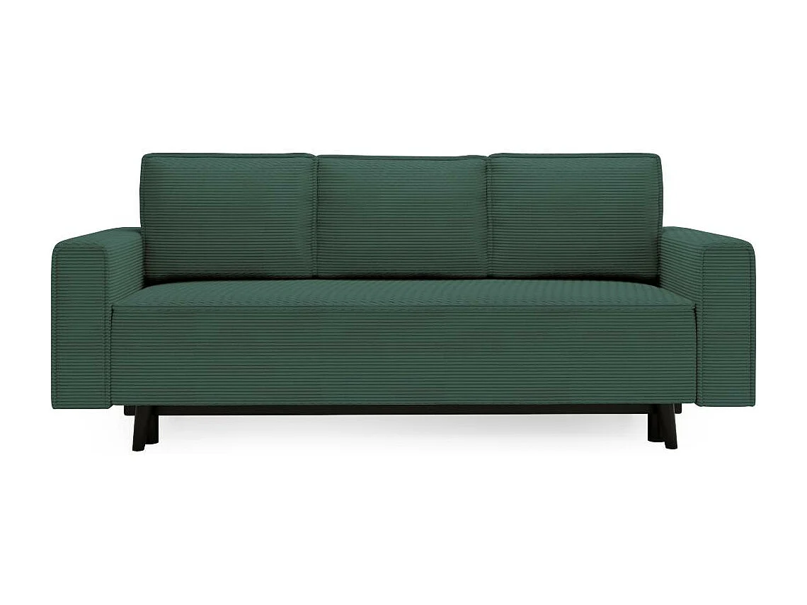 3-SITZER SOFA Monte mit Schlaffunktion grün