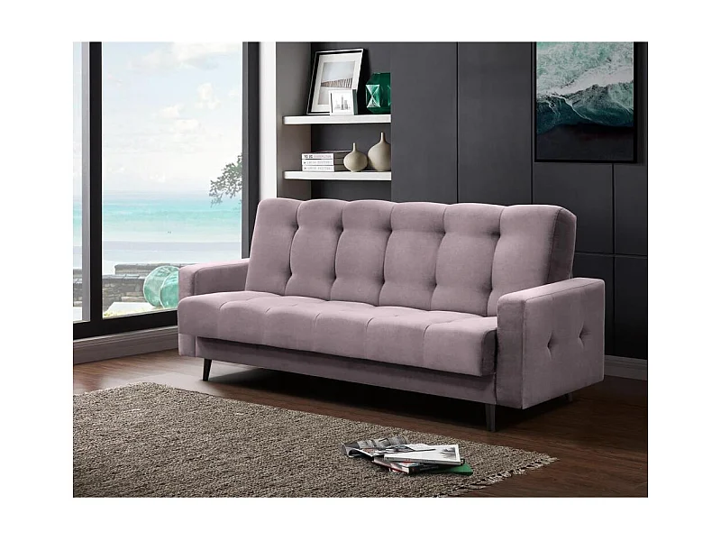 3-SITZER Schlafsofa Nancy Bis rosa
