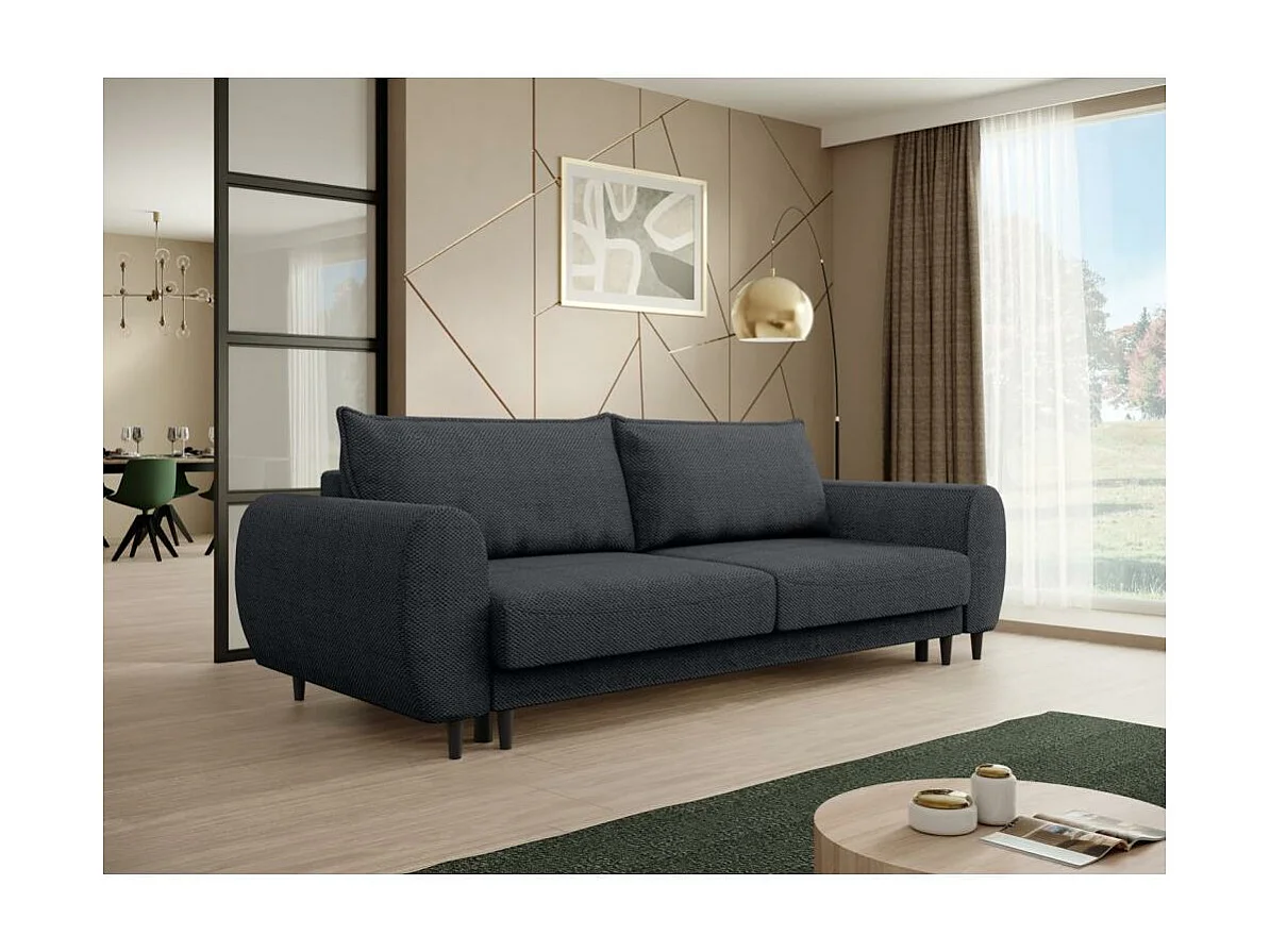 3-SITZER SCHLAFSOFA Cortez schwarz