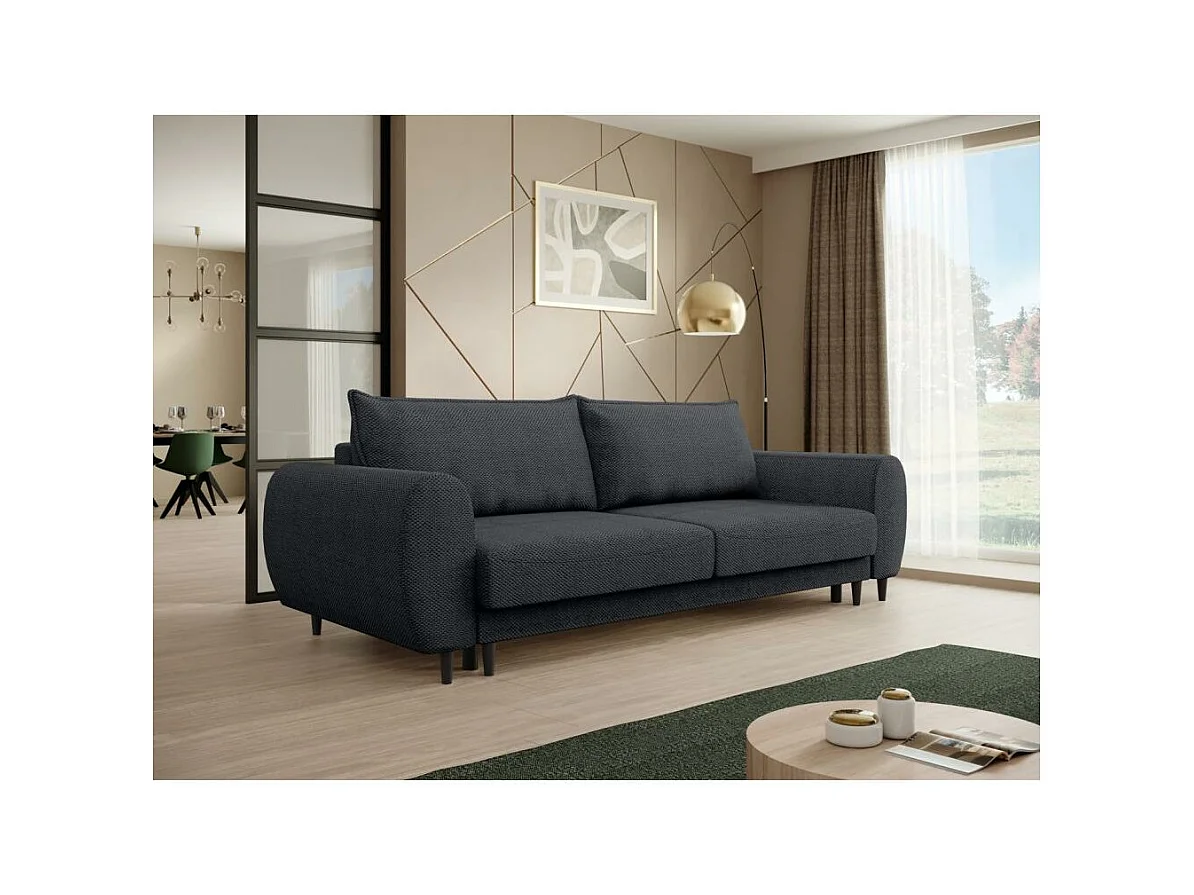 3-SITZER SCHLAFSOFA Cortez schwarz