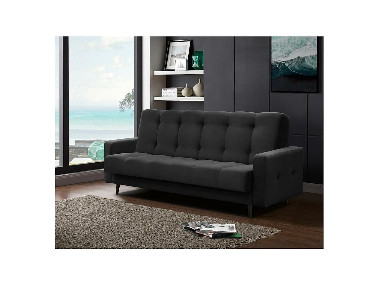 3-SITZER Schlafsofa Nancy Bis schwarz