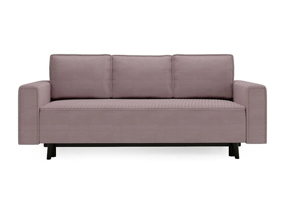 3-SITZER SOFA Monte mit Schlaffunktion rosa