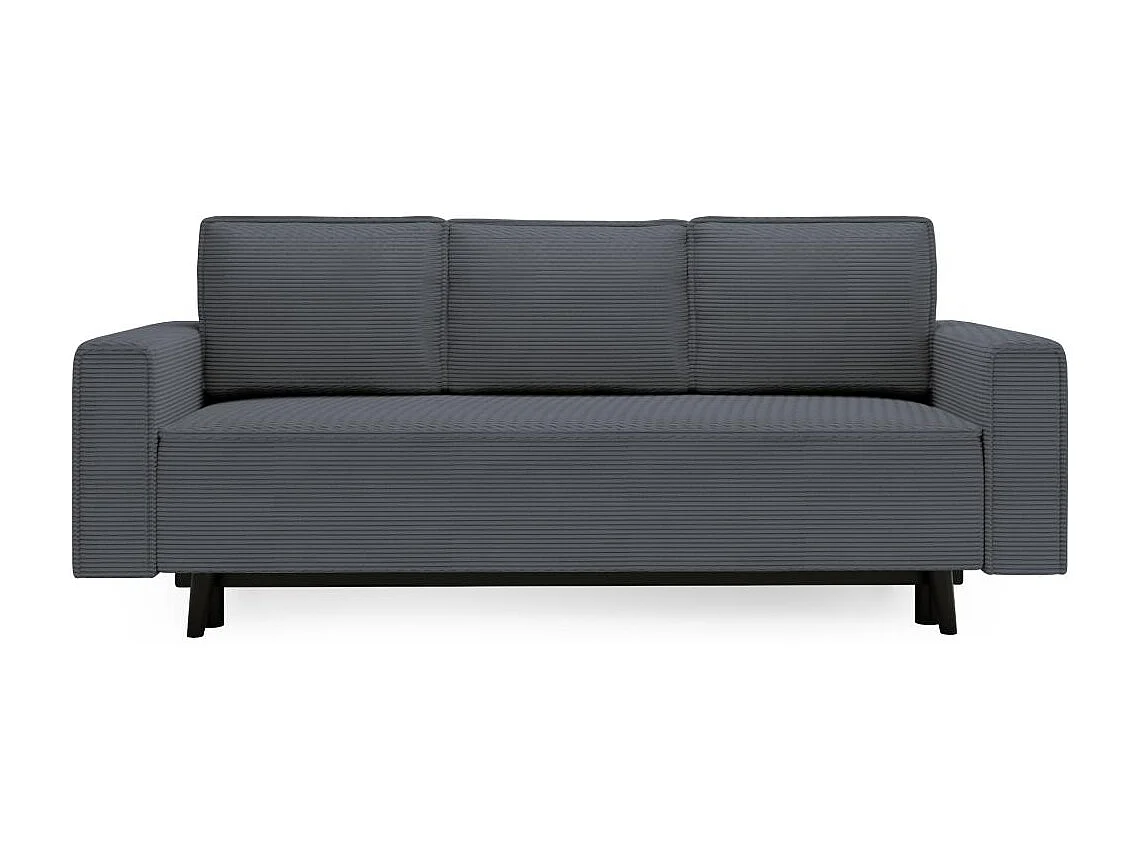 CANAPE 3 PLACES Monte avec fonction sommeil vert