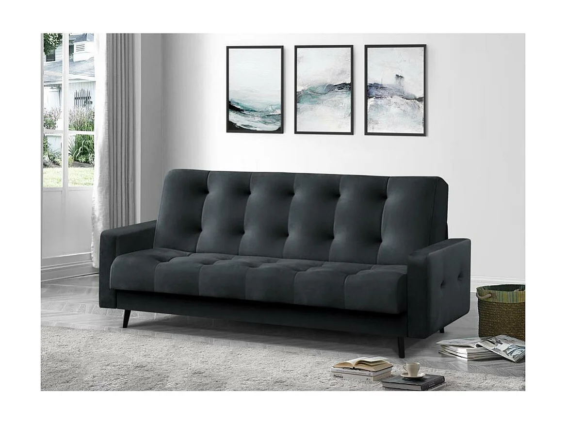 3-SITZER Schlafsofa Nancy Bis dunkelgrau