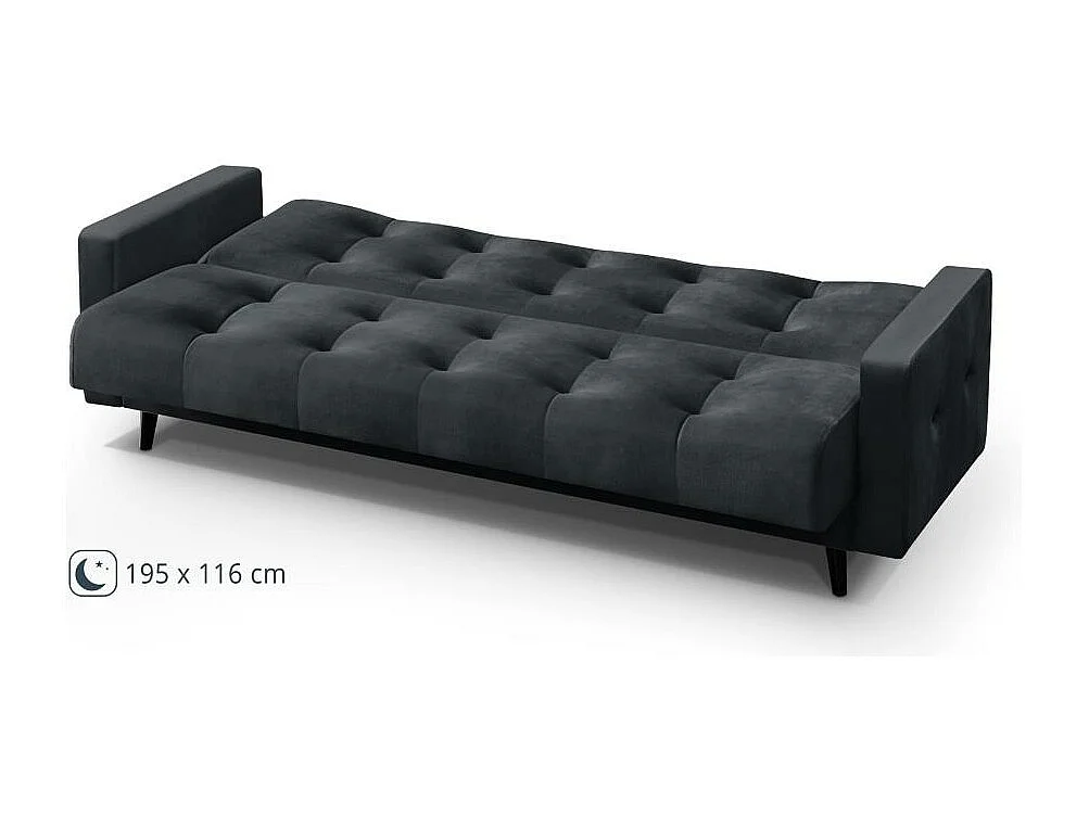 3-SITZER Schlafsofa Nancy Bis dunkelgrau