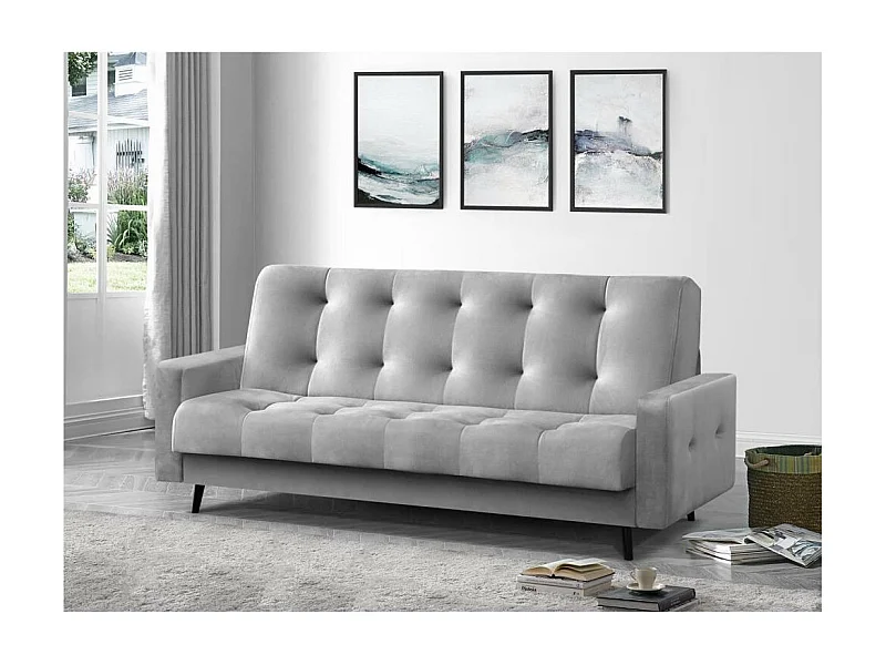 3-SITZER Schlafsofa Nancy Bis hellgrau