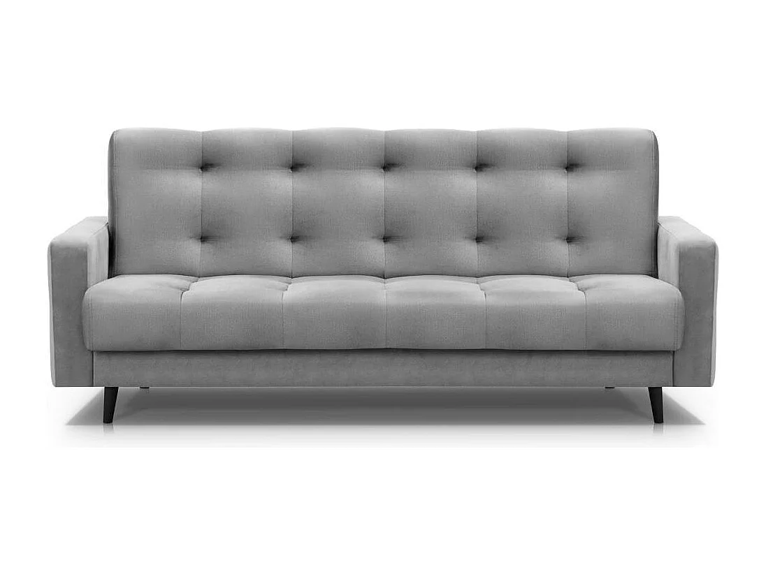 Canapé-lit 3 places Nancy Bis gris clair