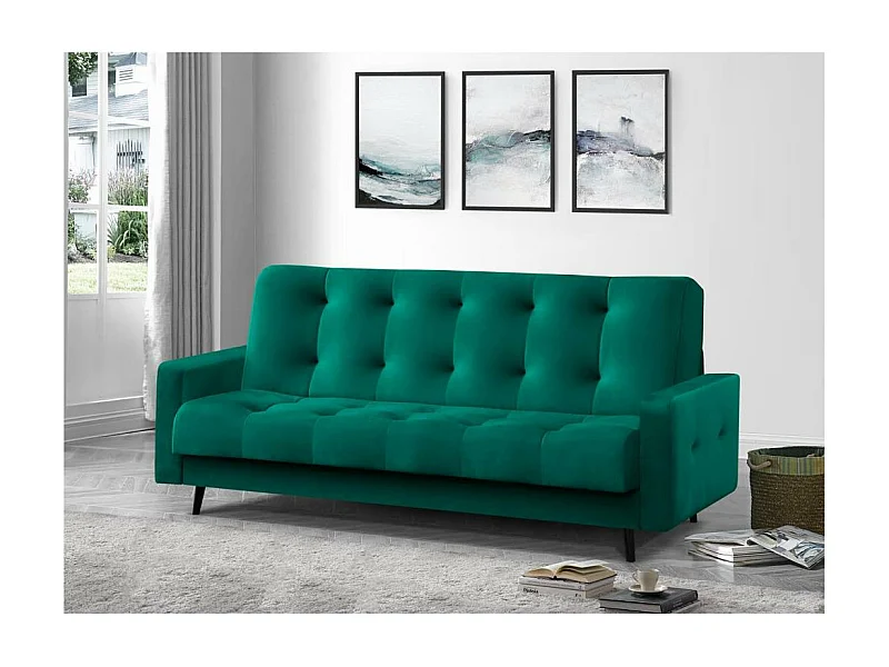 3-SITZER Schlafsofa Nancy Bis grün