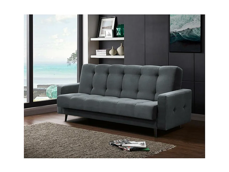 3-SITZER Schlafsofa Nancy Bis grau