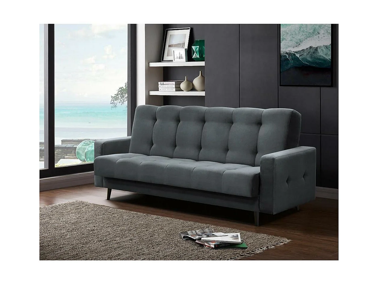 3-zits slaapbank Nancy tot grijs