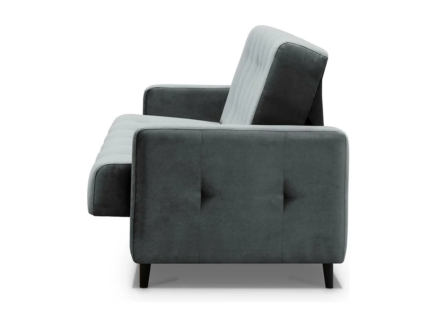 Canapé-lit 3 places Nancy Bis gris