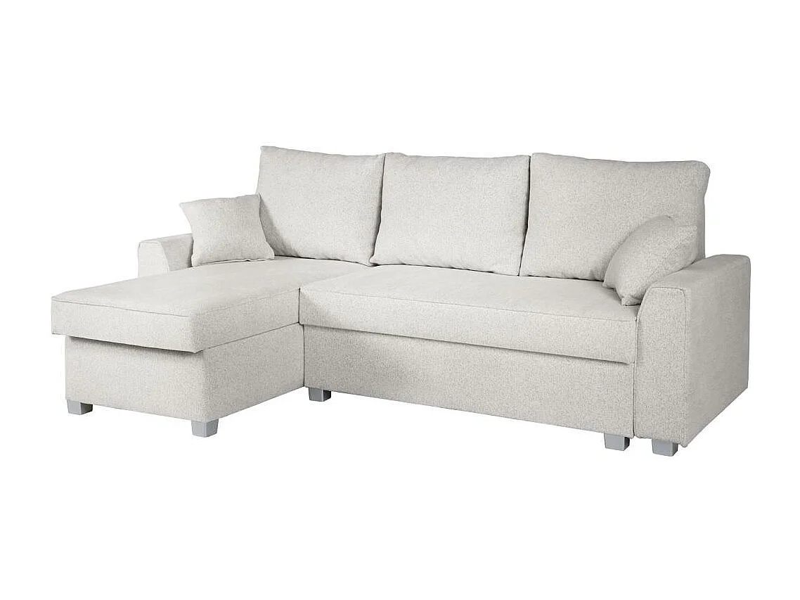 Canapé-lit ECKSCHLAFSOFA Teramo beige