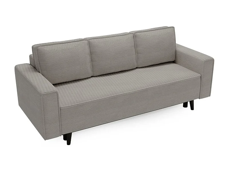 3-SITZER SOFA Monte mit Schlaffunktion cappuccino