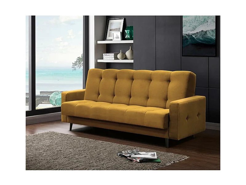 3-SITZER Schlafsofa Nancy Bis gelb