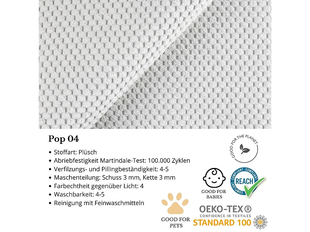 3-SITZER SCHLAFSOFA Cortez silber