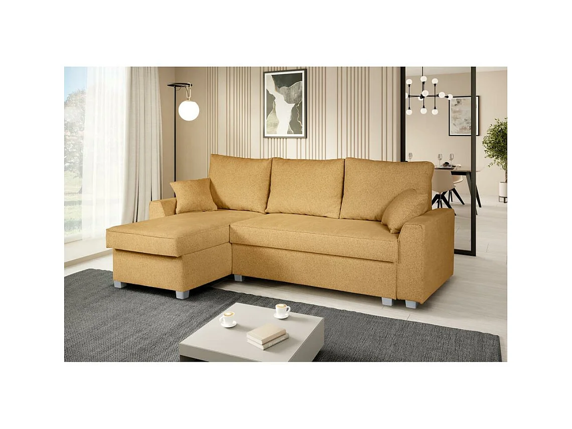 ECKSCHLAFSOFA Teramo gelb