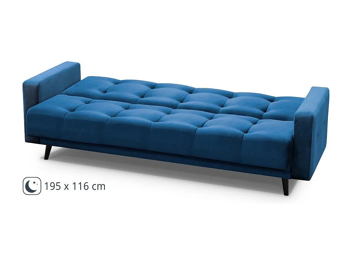 3-SITZER Schlafsofa Nancy Bis dunkelblau