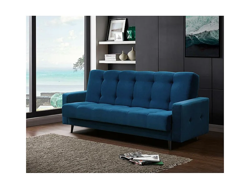 3-SITZER Schlafsofa Nancy Bis dunkelblau