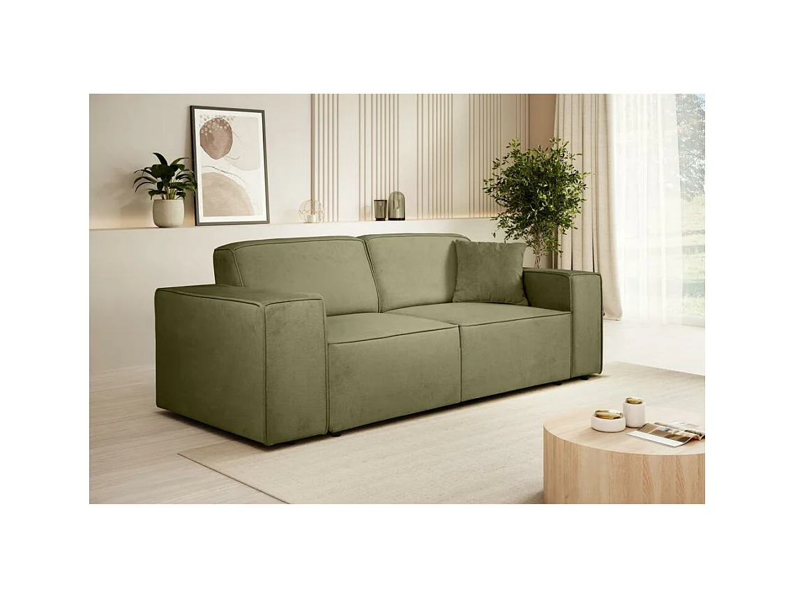 3-SITZER SOFA Pedro ohne Schlaffunktion grün