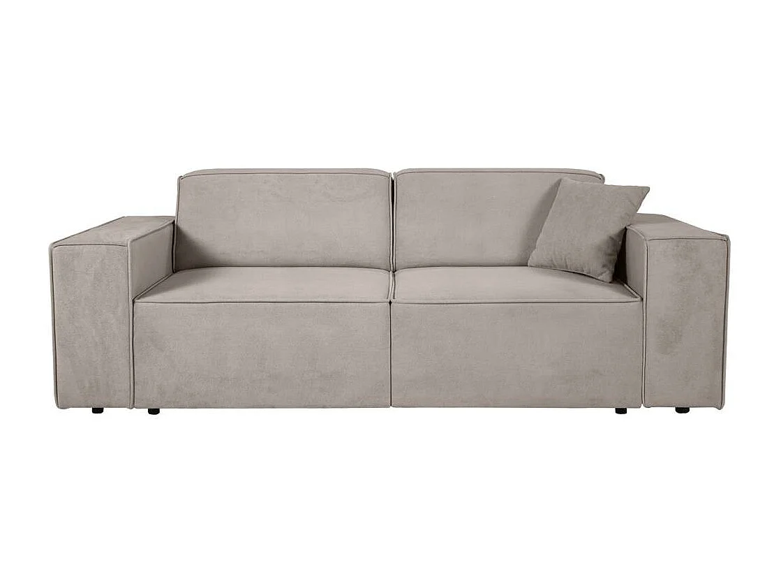 CANAPE 3 PLACES Pedro sans fonction sommeil beige