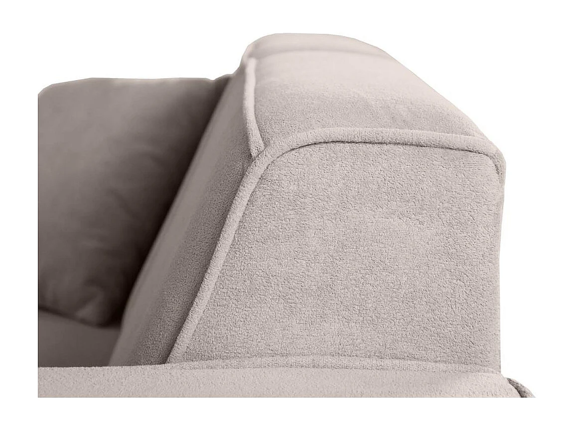 CANAPE 3 PLACES Pedro sans fonction sommeil beige