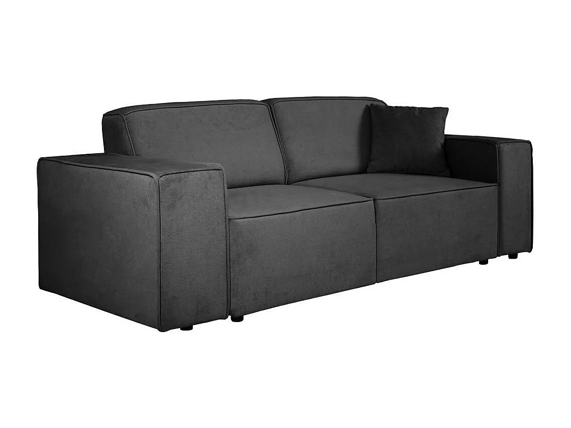 3-SITZER SOFA Pedro ohne Schlaffunktion schwarz