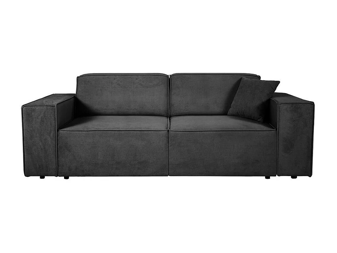 3-SITZER SOFA Pedro ohne Schlaffunktion schwarz