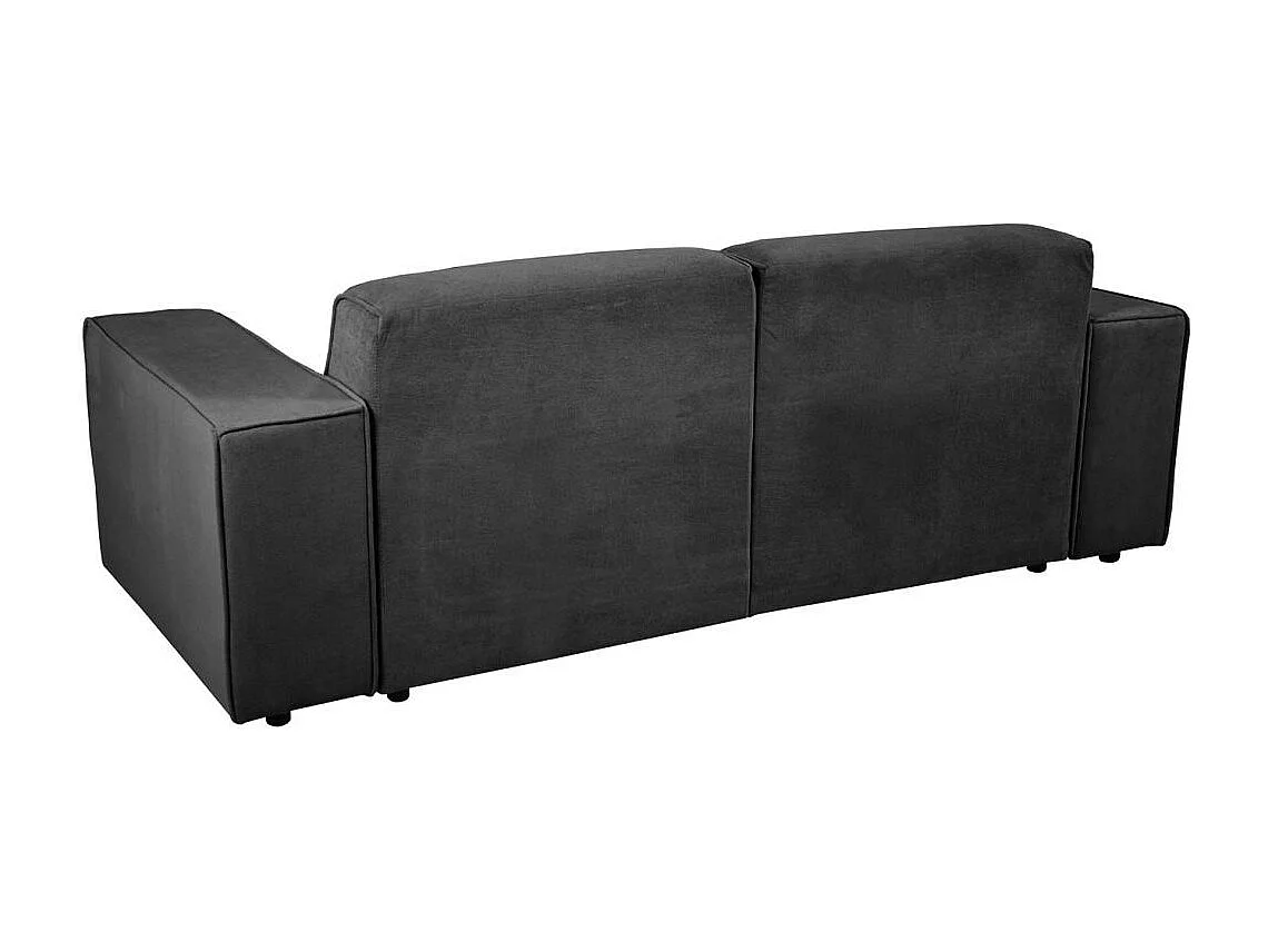 3-SITZER SOFA Pedro ohne Schlaffunktion schwarz