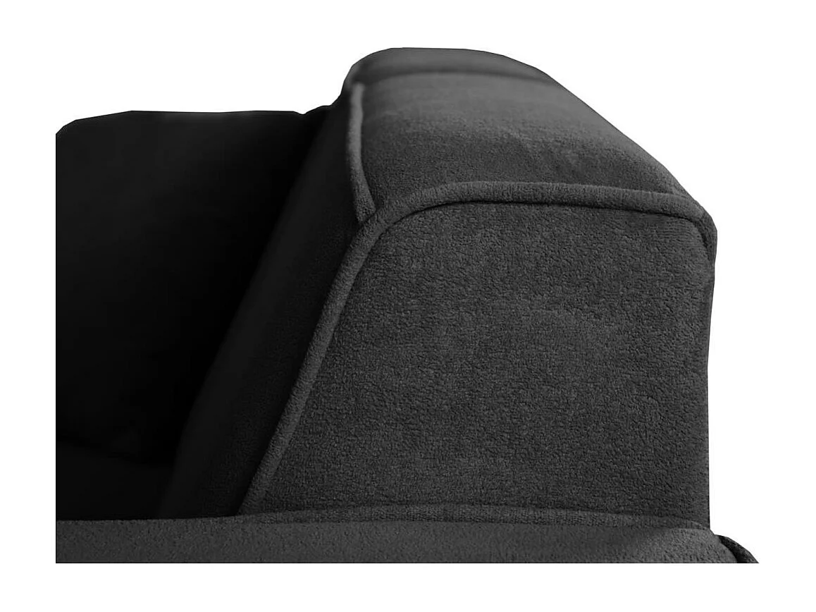 3-SITZER SOFA Pedro ohne Schlaffunktion schwarz