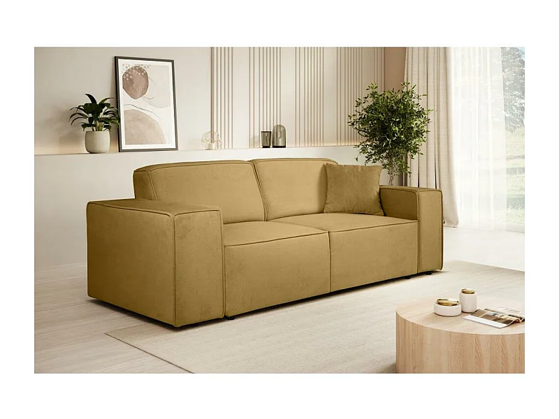 3-SITZER SOFA Pedro ohne Schlaffunktion gelb