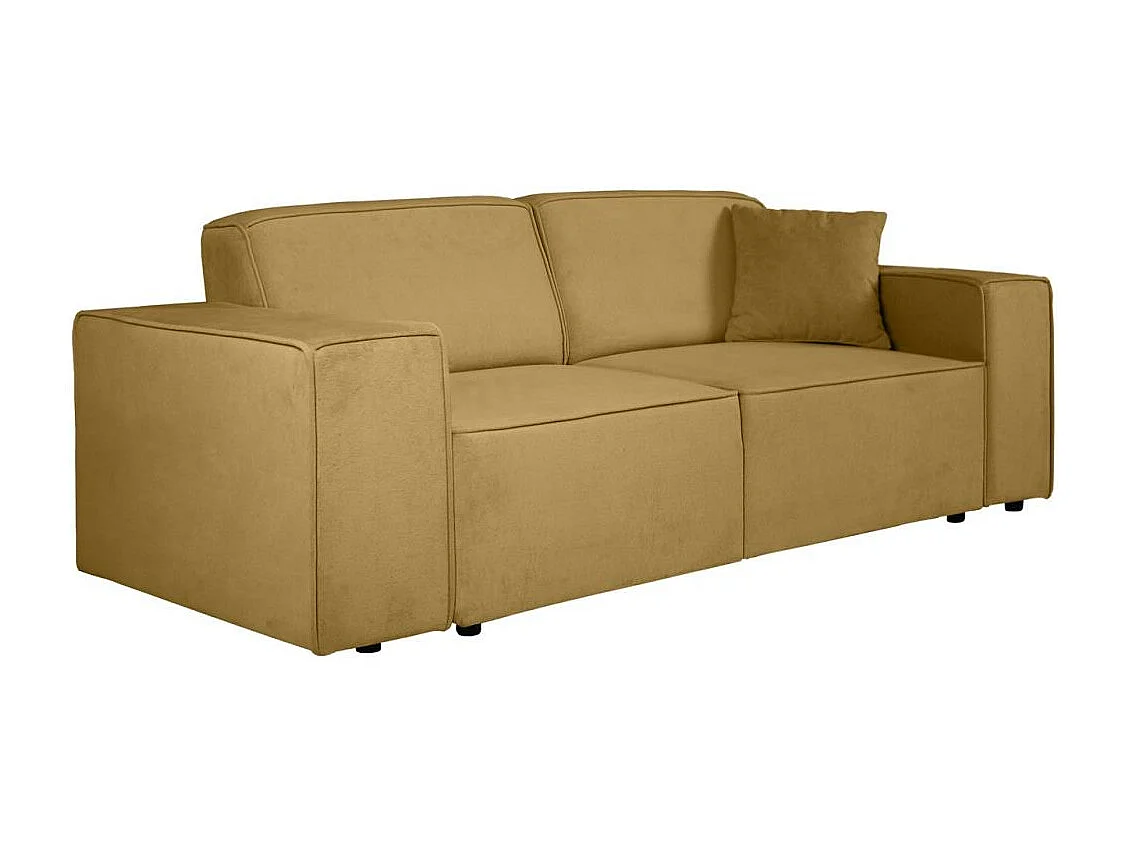 3-SITZER SOFA Pedro ohne Schlaffunktion gelb