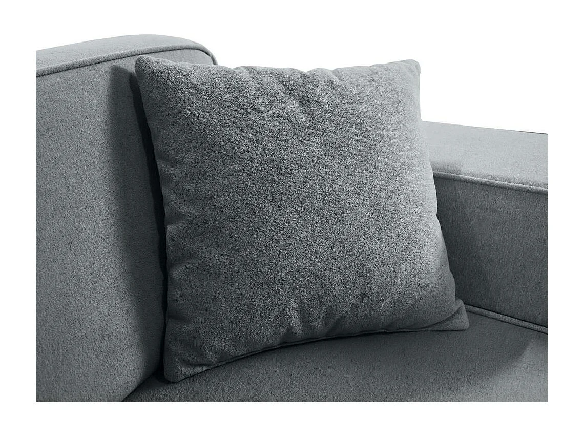 CANAPE 3 PLACES Pedro sans fonction sommeil gris