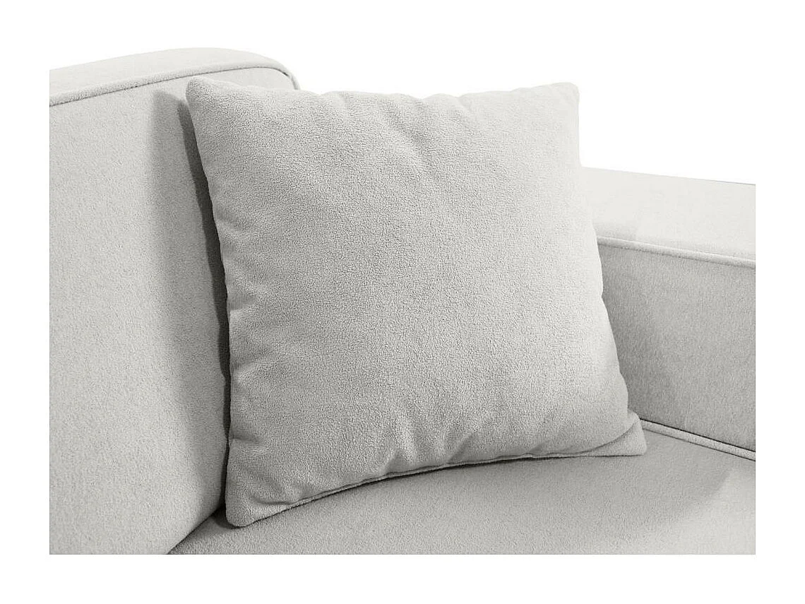 CANAPE 3 PLACES Pedro sans fonction sommeil beige clair