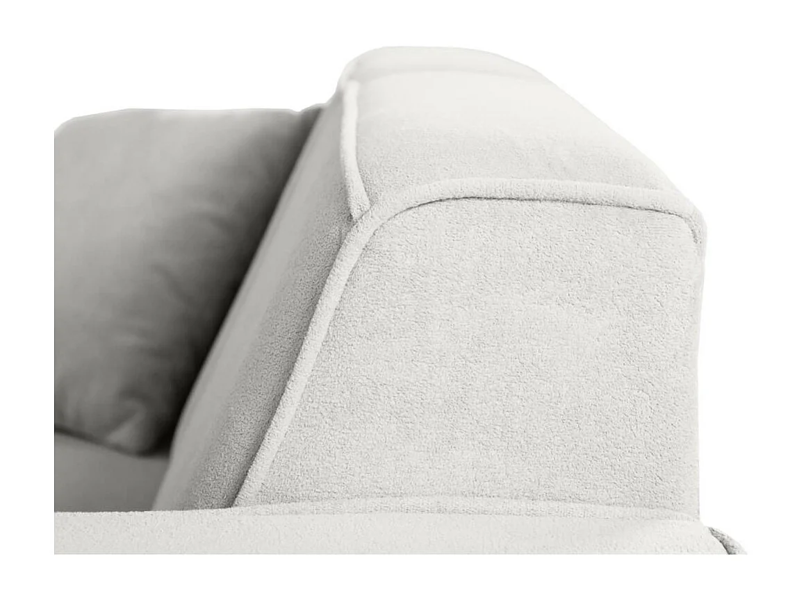 CANAPE 3 PLACES Pedro sans fonction sommeil beige clair