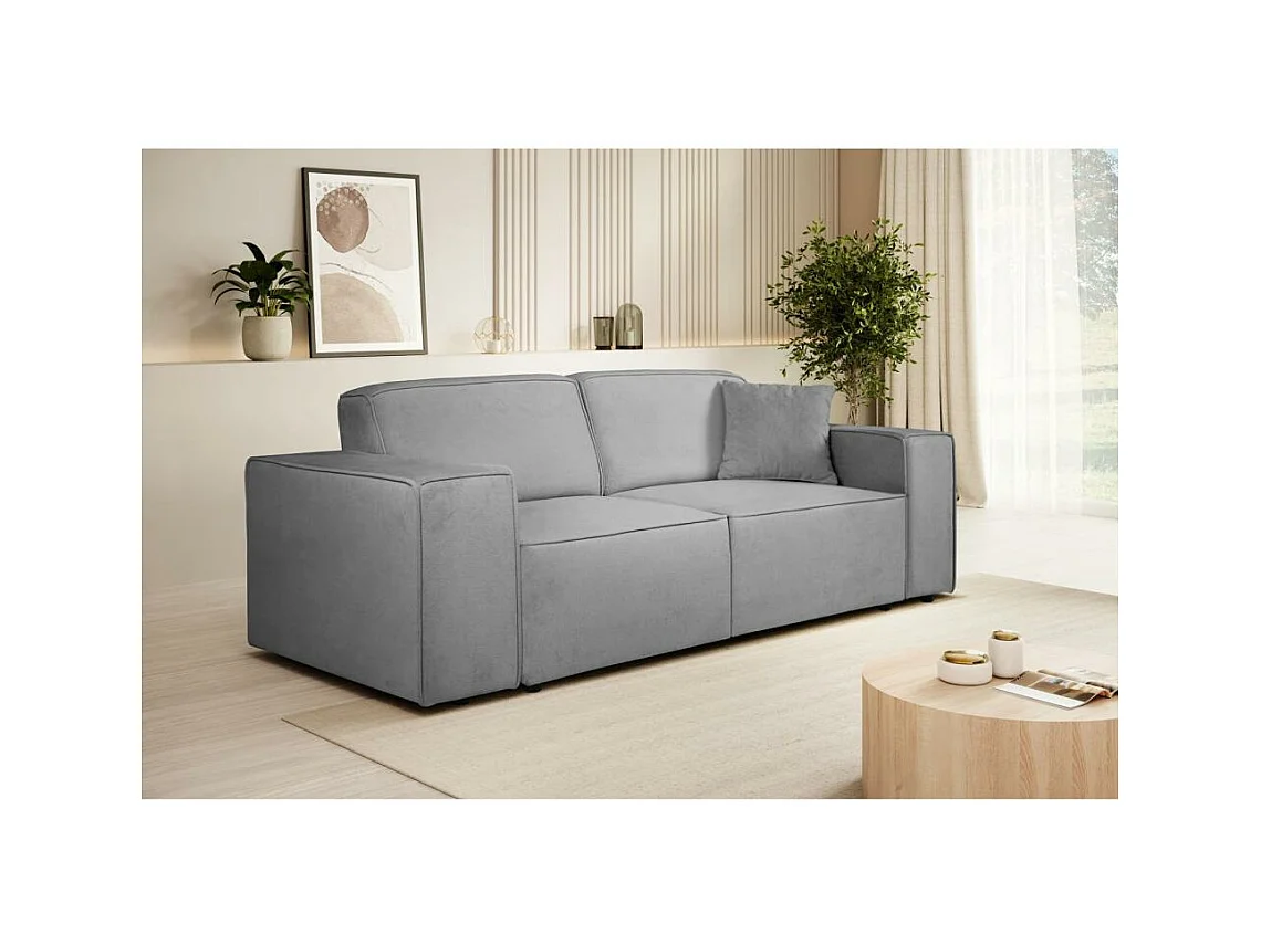 3-SITZER SOFA Pedro ohne Schlaffunktion hellgrau