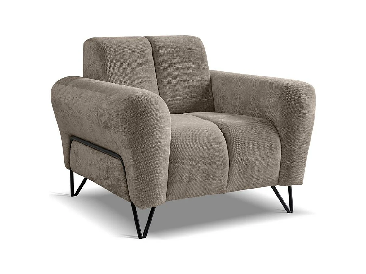 FAUTEUIL RELAX Volare avec pieds en métal marron