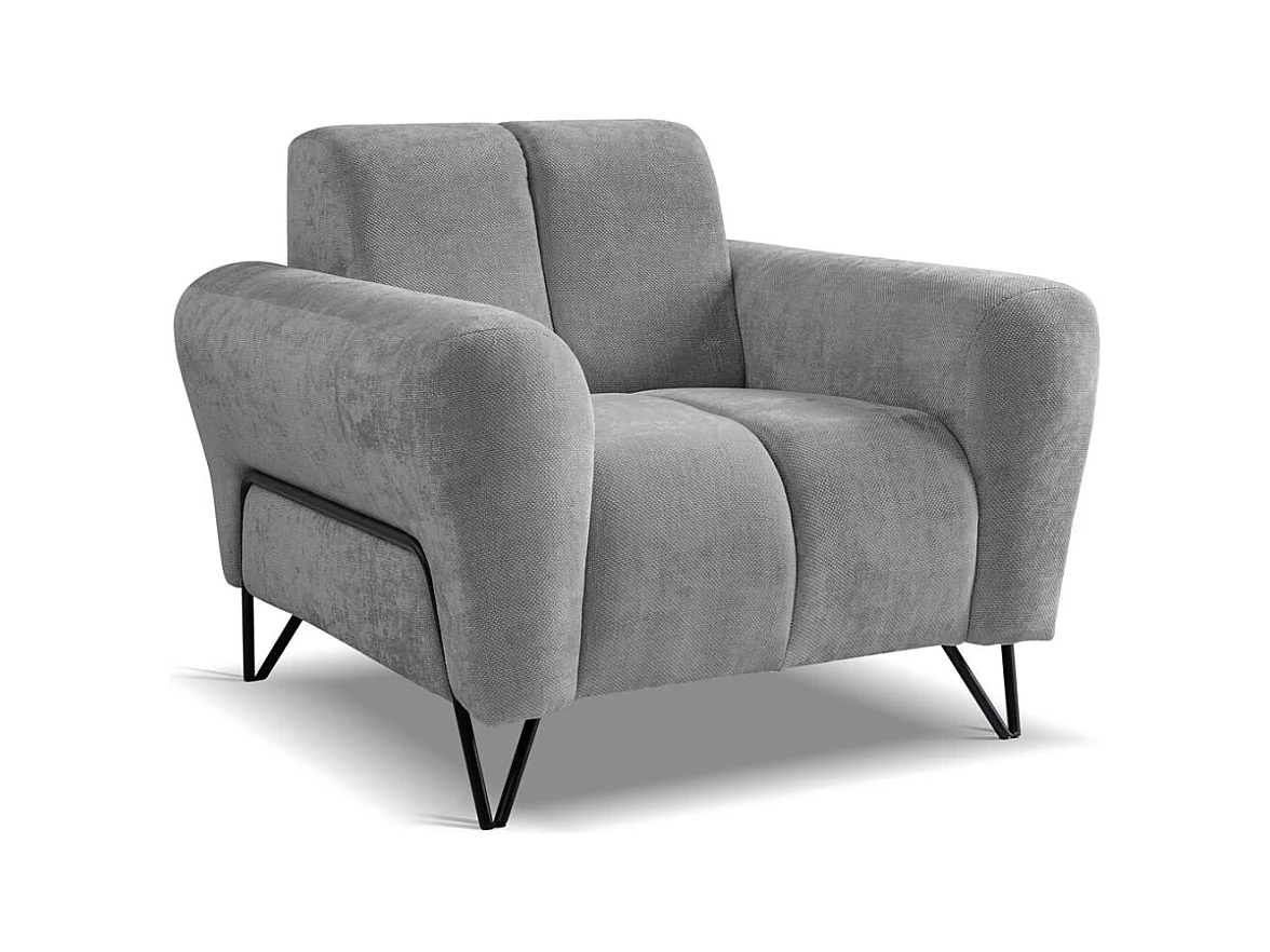 FAUTEUIL RELAX Volare avec pieds métalliques gris