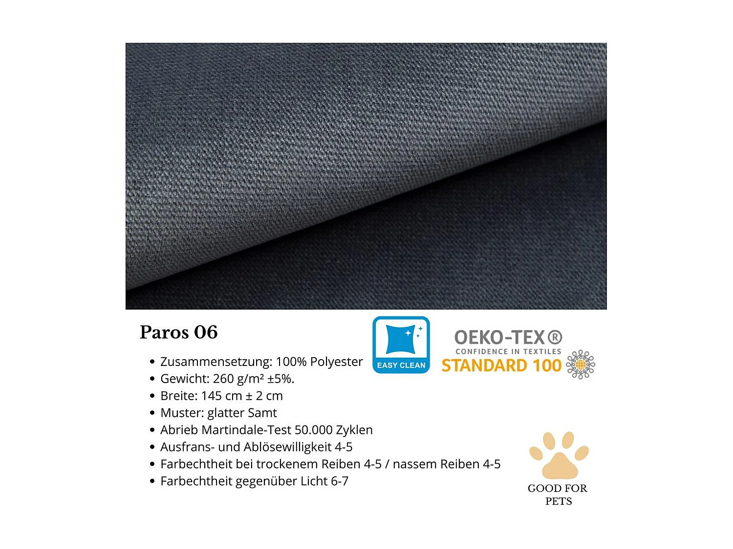 CHESTERFIELD-FAUTEUIL Falco gris foncé avec pieds en bois