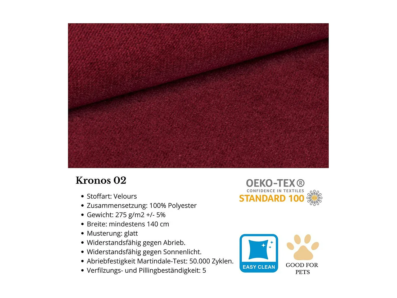 CHESTERFIELD-SESSEL Falco bordeaux mit Holzbeinen