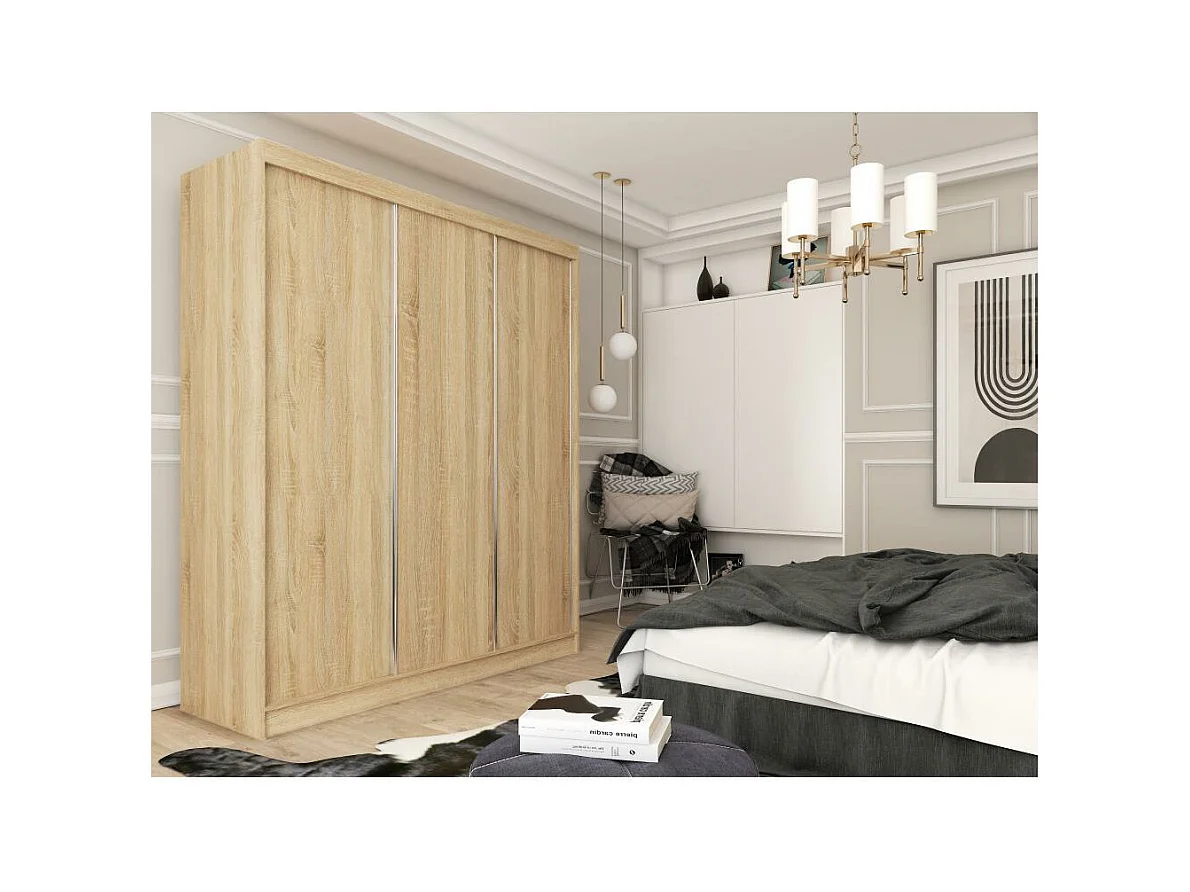 Hangkast Mario 180/216/61 eiken Sonoma