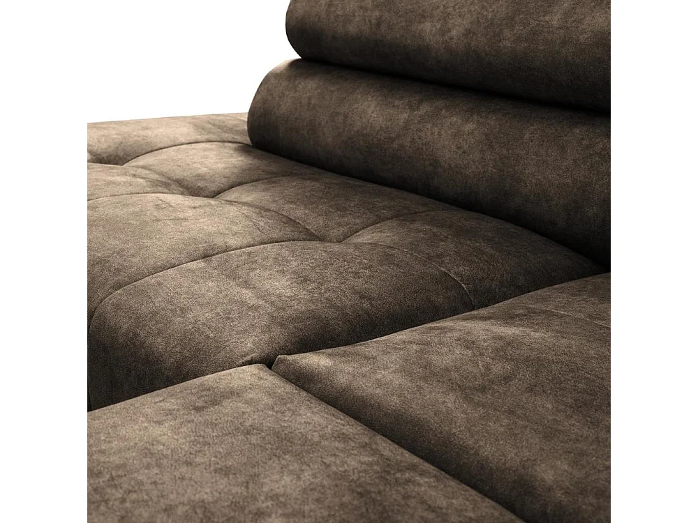 WOHNLANDSCHAFT Sorento U mit Schlaffunktion braun