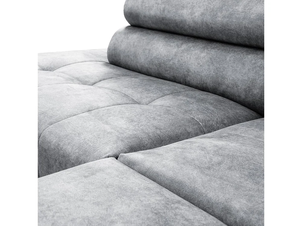 WOHNLANDSCHAFT Sorento U mit Schlaffunktion silber